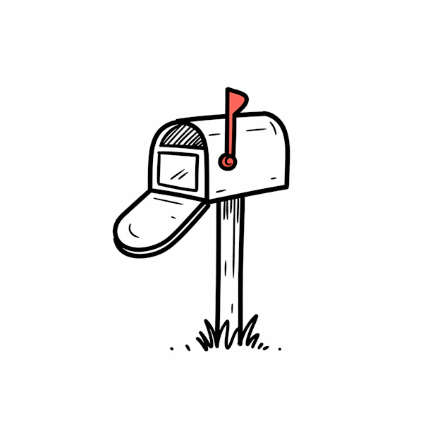 Cartoon Mailbox Art