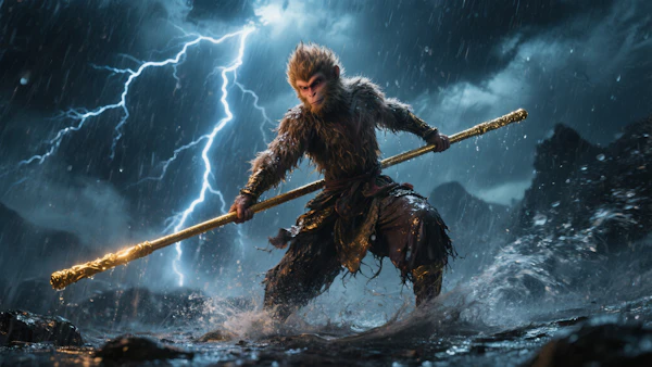 Stormy Warrior Scene