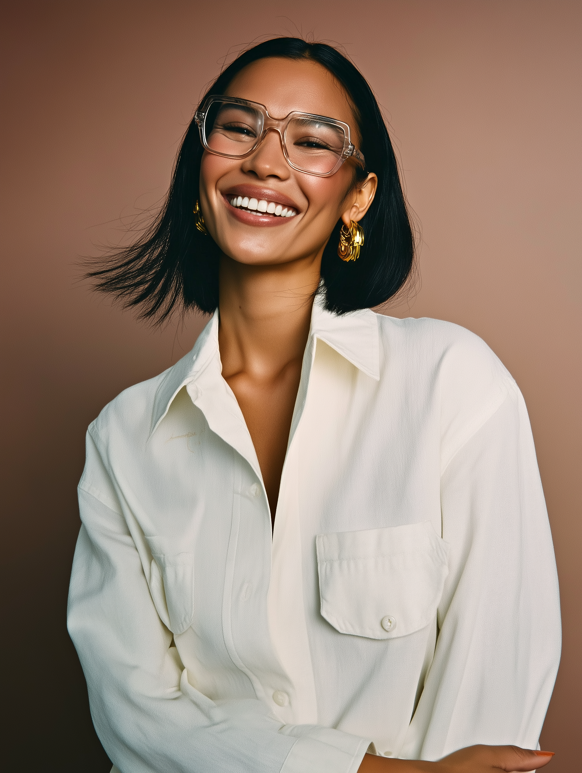 Radiant Smiling Woman