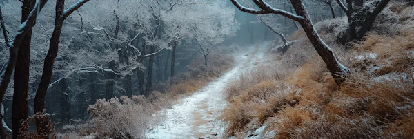 Serene Winter Forest