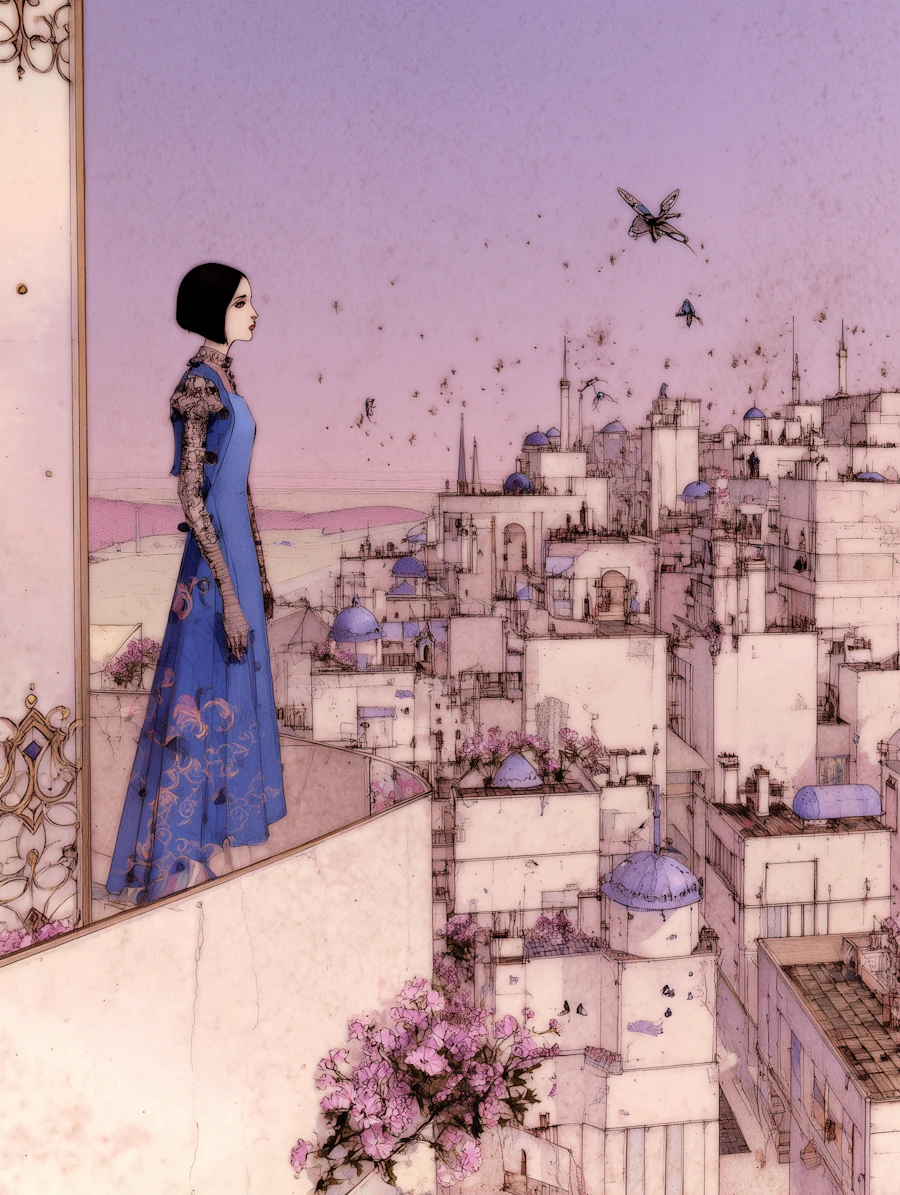 Dreamlike Cityscape