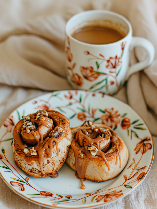 Cozy Cinnamon Roll Breakfast