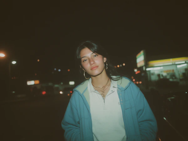 Urban Night Portrait