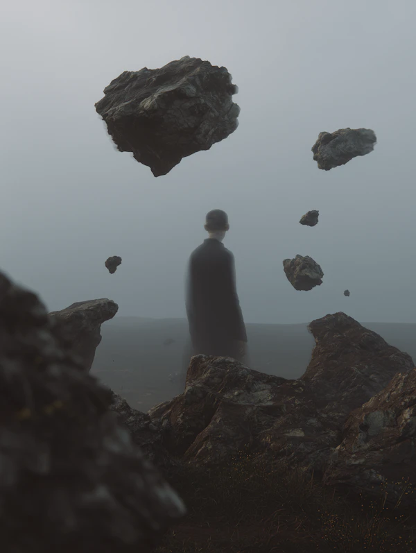 Misty Surreal Landscape