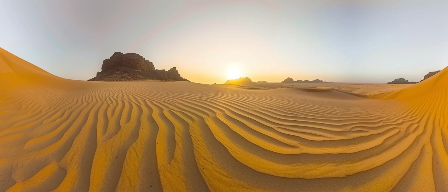 Desert Sunset Landscape