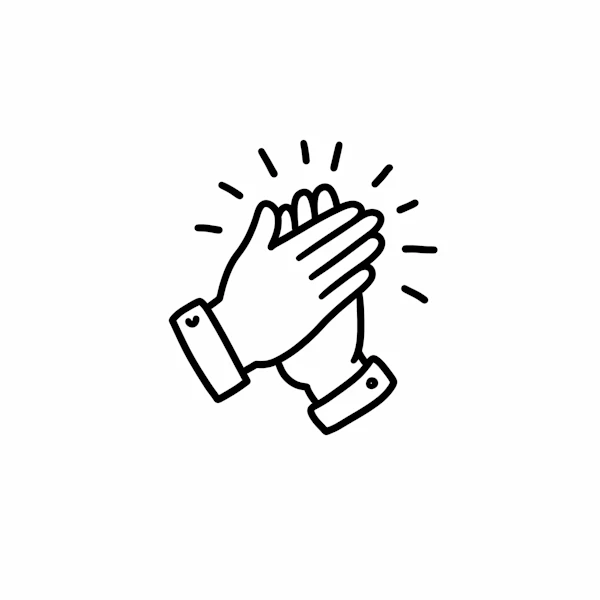 Clapping Hands Illustration