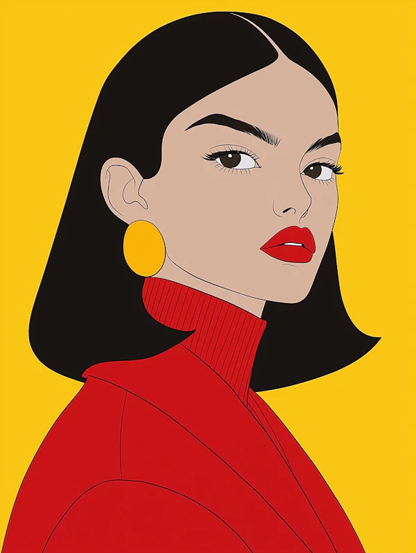 Stylized Woman Illustration