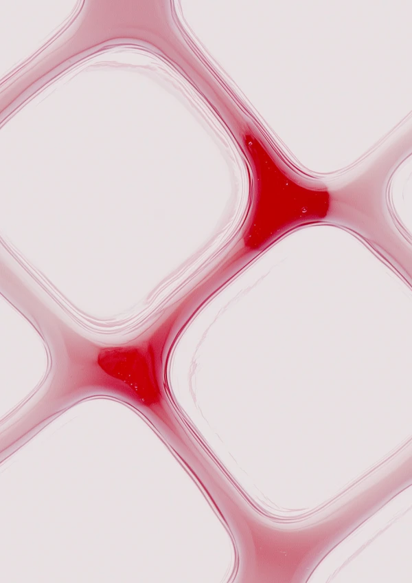 Glossy Red Grid Pattern