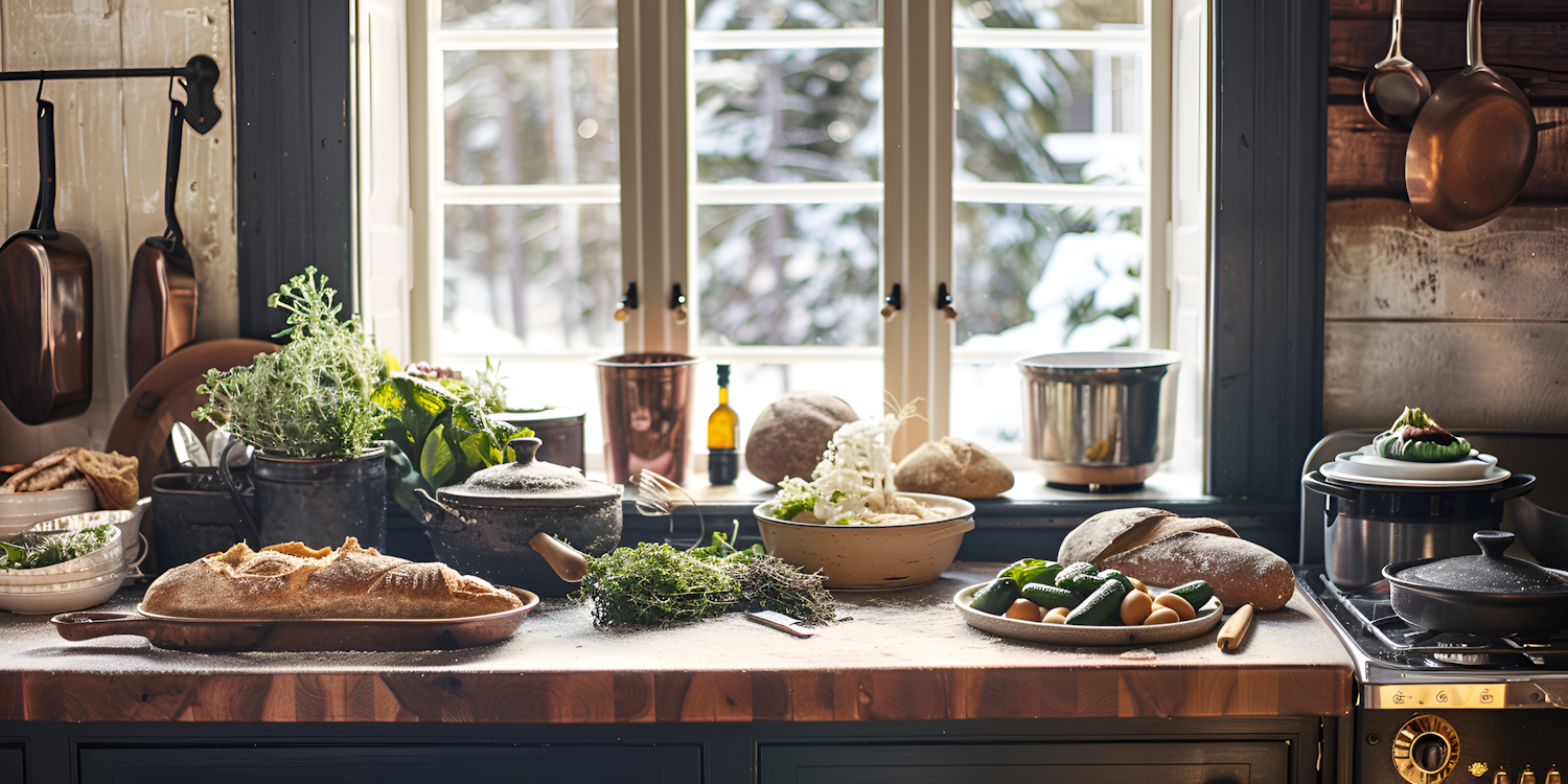 Rustic Kitchen Scene