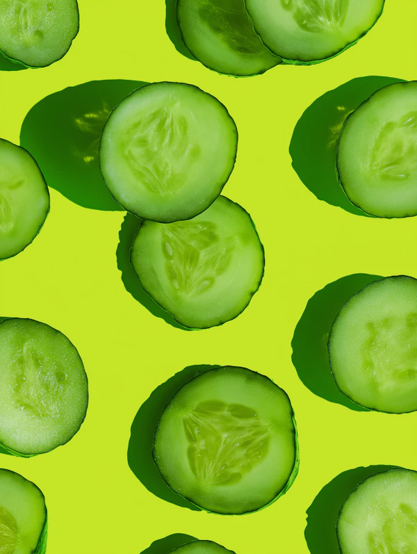 Fresh Cucumber Slices