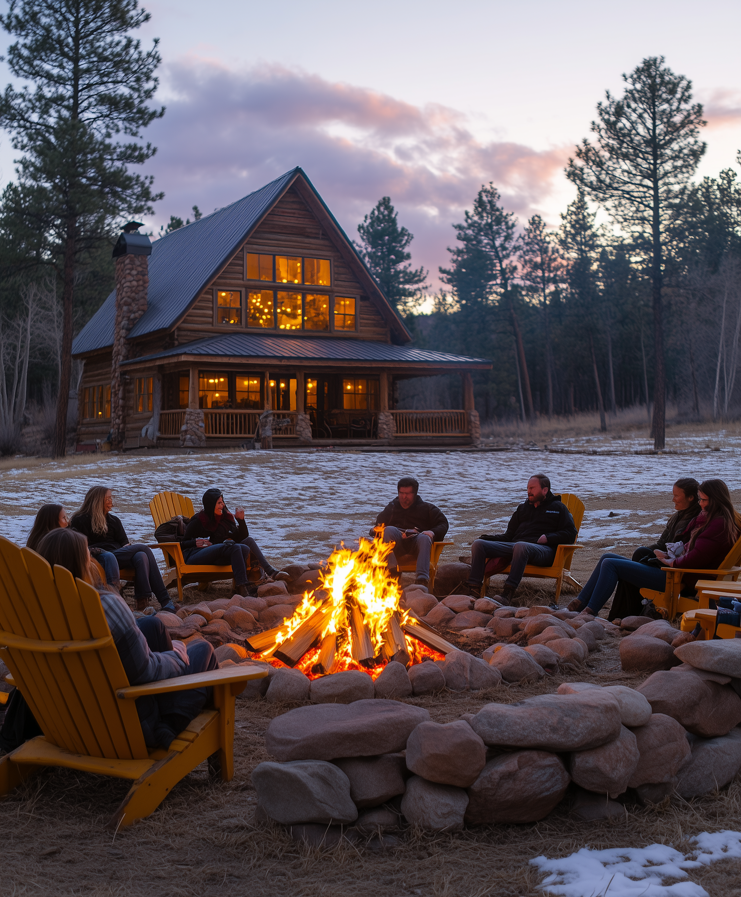 Cozy Campfire Gathering