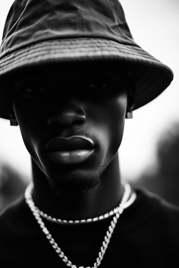 Black-and-White Portrait