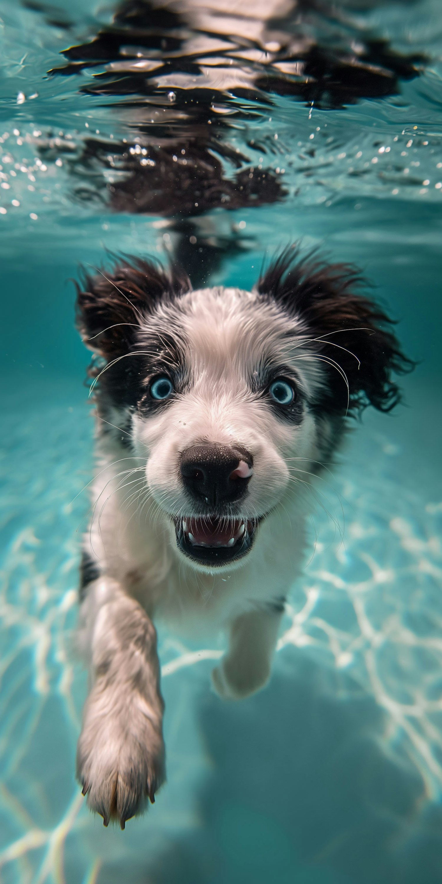 Underwater Puppy Playfulness