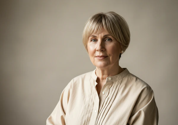 Portrait of Blonde Woman