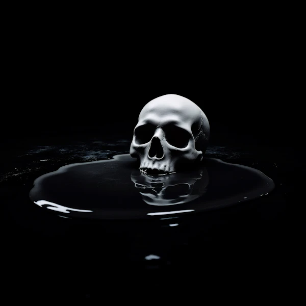 Reflective Skull Art