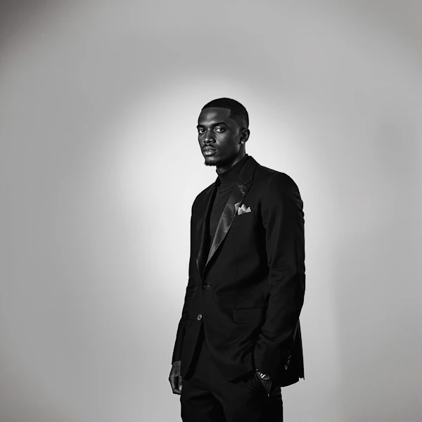 Black-and-White Portrait