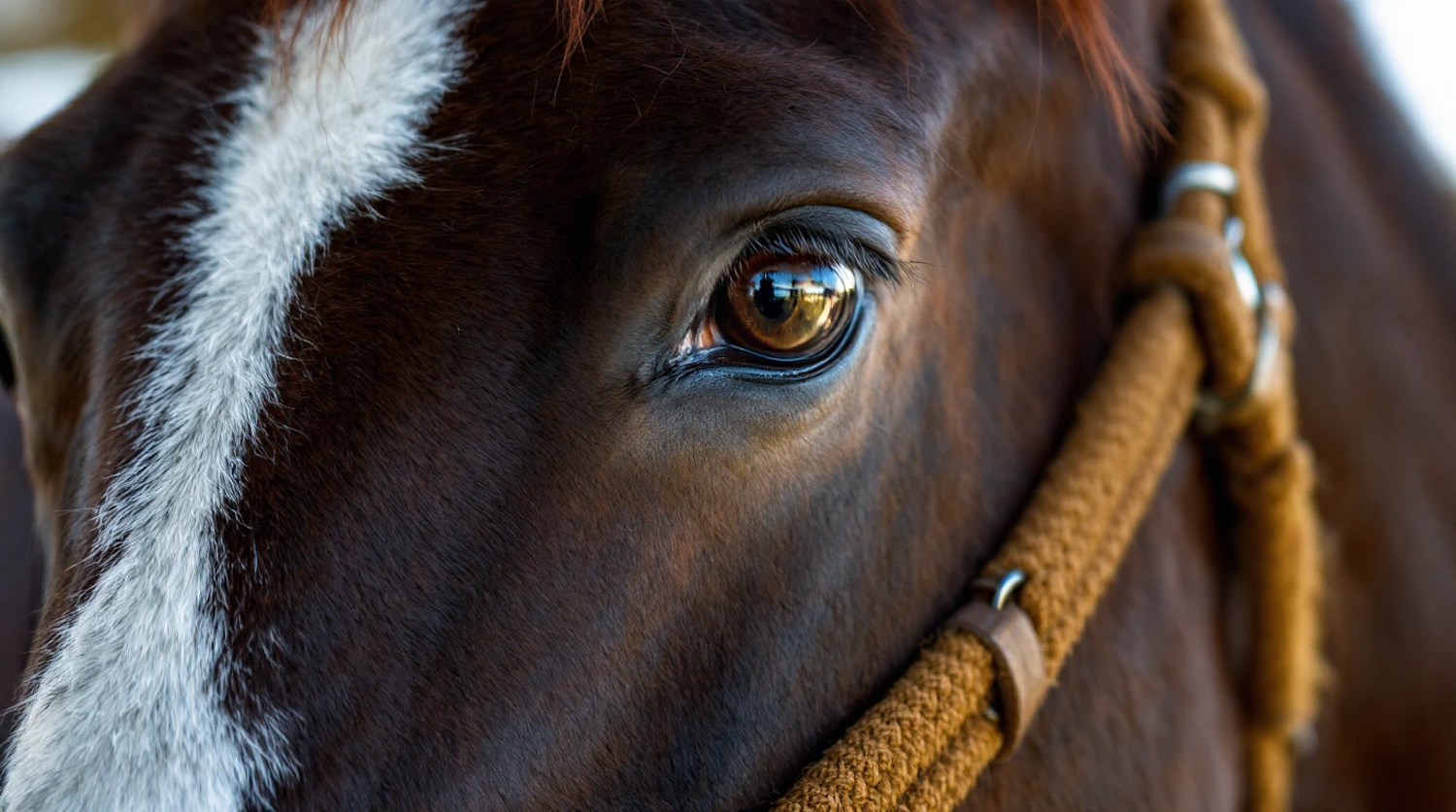 Close-up of a Horse's Face