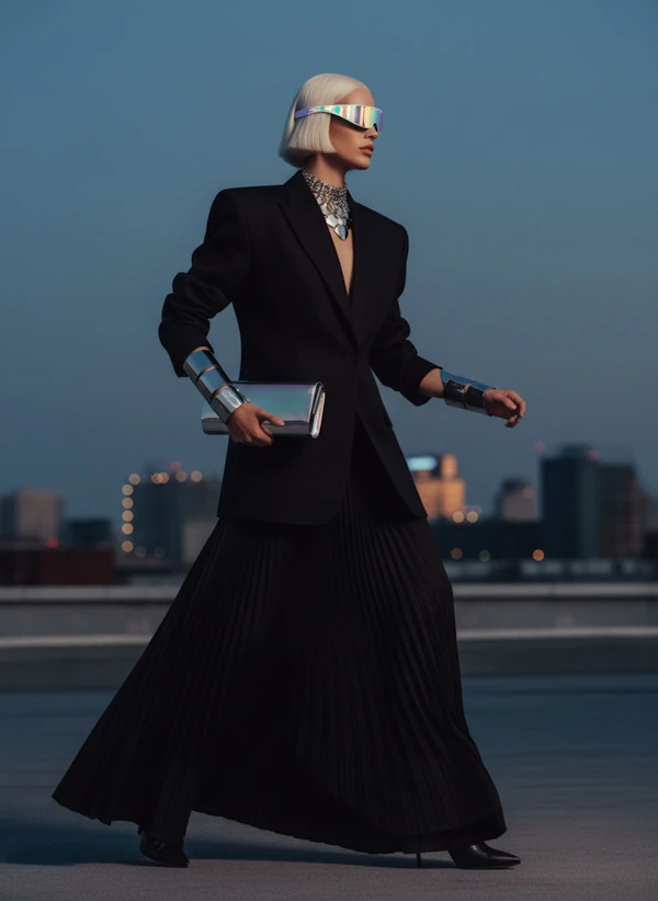 Futuristic Fashion Scene