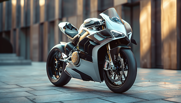 Modern High-Performance Motorcycle