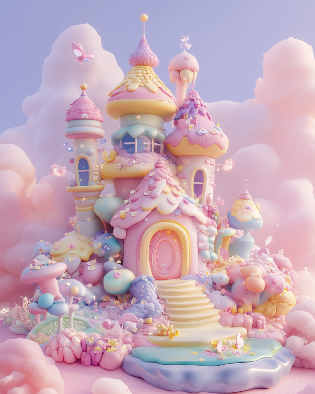 Whimsical Fantasy Castle