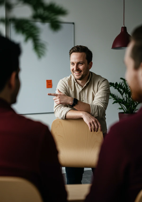 Office Interaction Scene