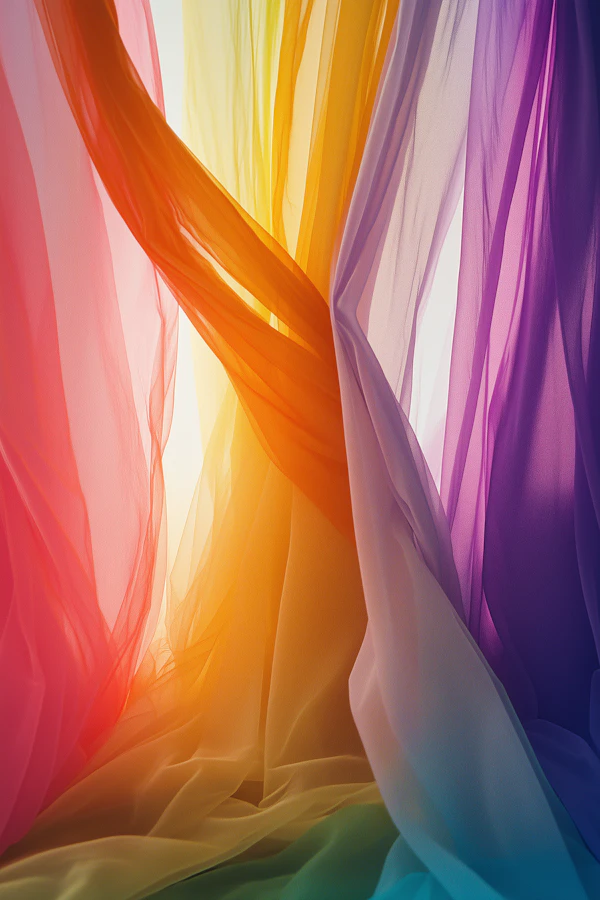 Vibrant Fabric Display