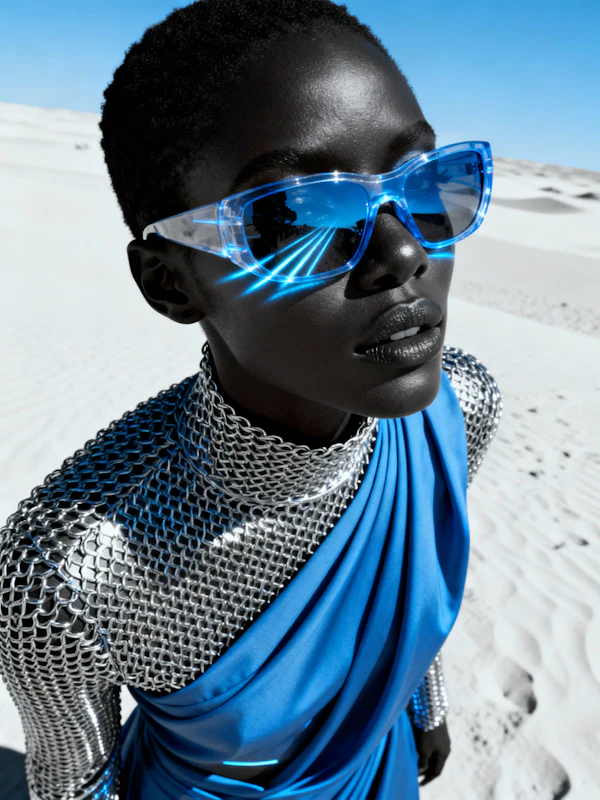 Futuristic Desert Portrait