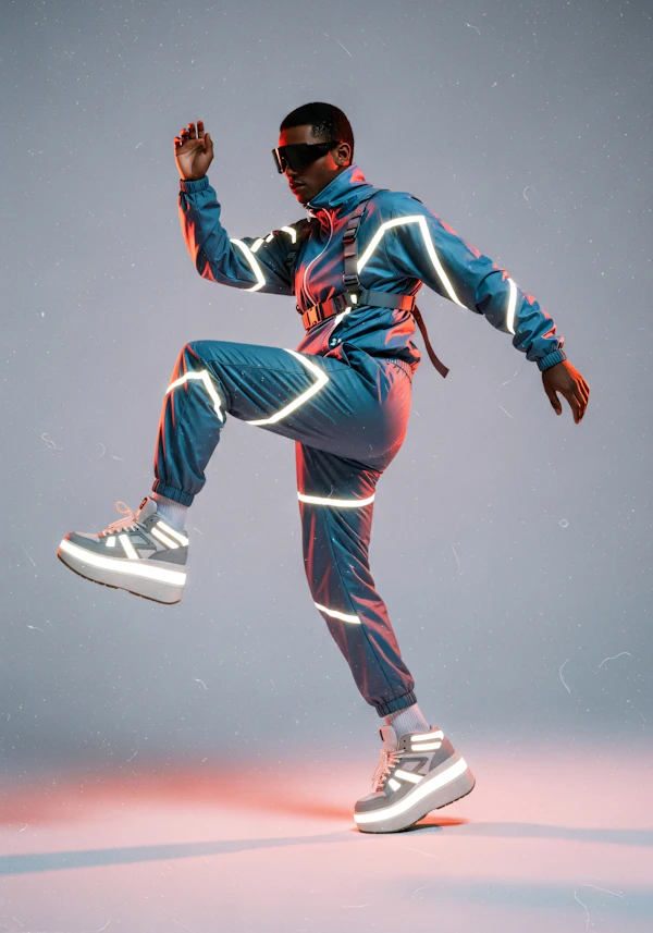 Futuristic Motion Pose