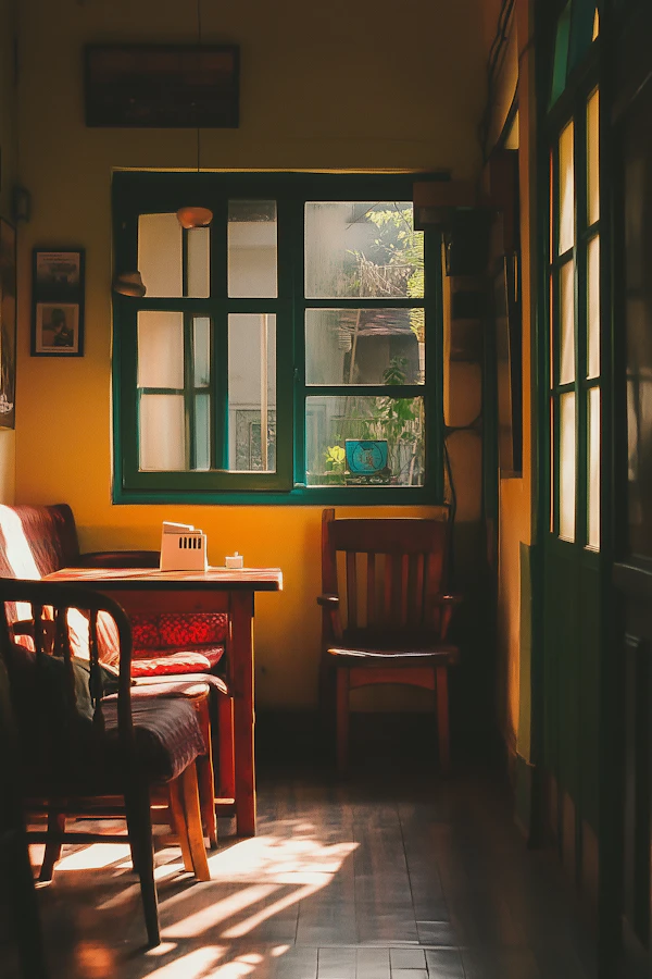 Cozy Sunlit Room Corner