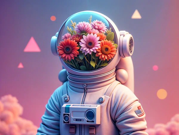 Floral Astronaut