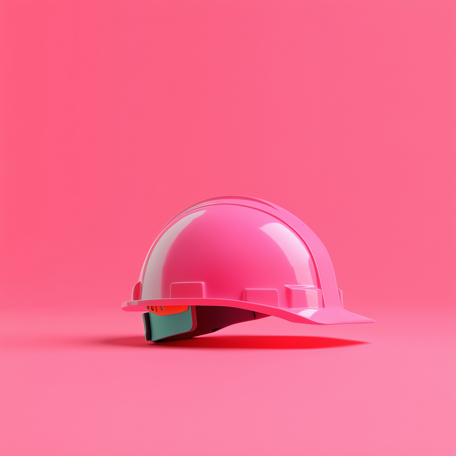 Pink Construction Helmet