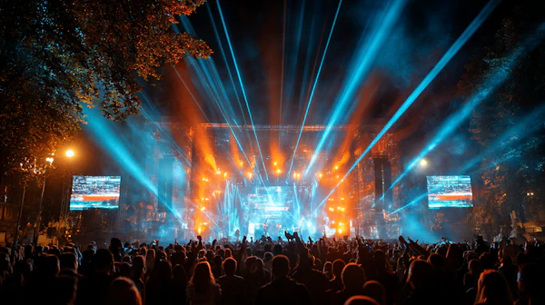 Night Concert Scene