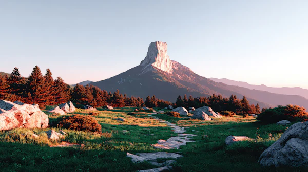 Mountain Sunrise Serenity