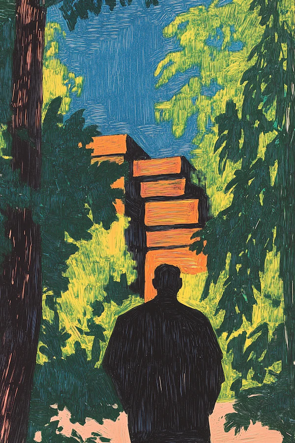 Forest Silhouette Art