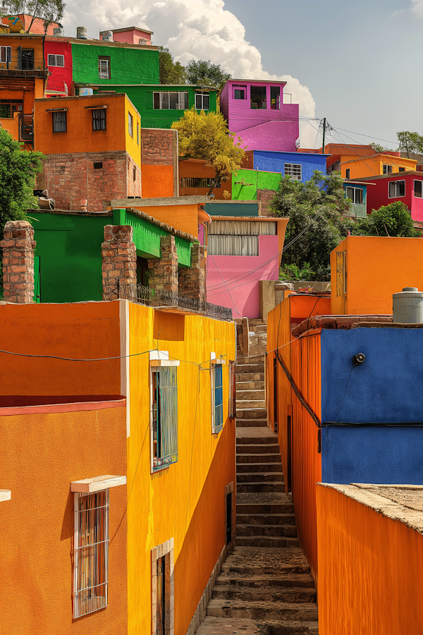 Vibrant Hillside Neighborhood