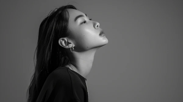 Serene Profile Portrait