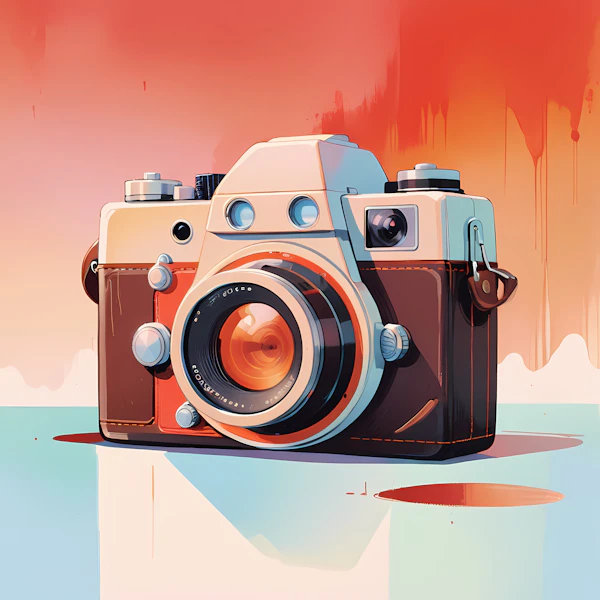 Stylized Vintage Camera