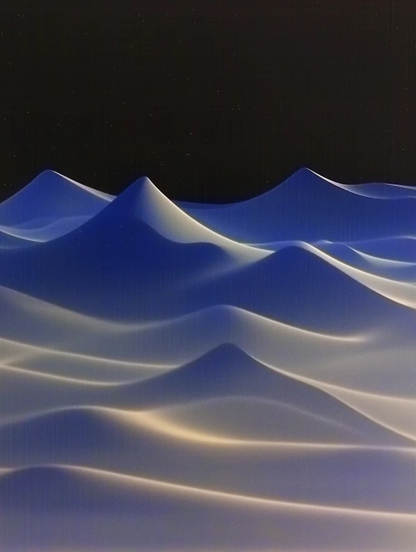 Serene Blue Hills