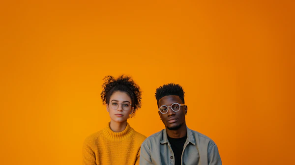 Contemporary Duo in Harmonious Hues