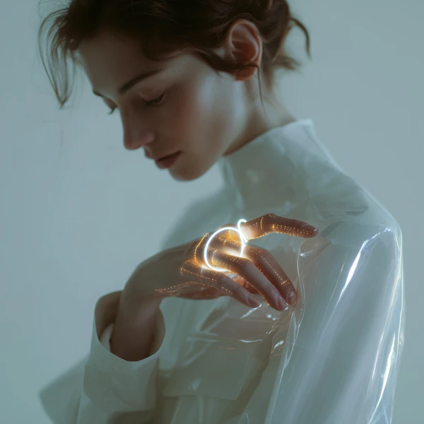 Ethereal Futuristic Woman