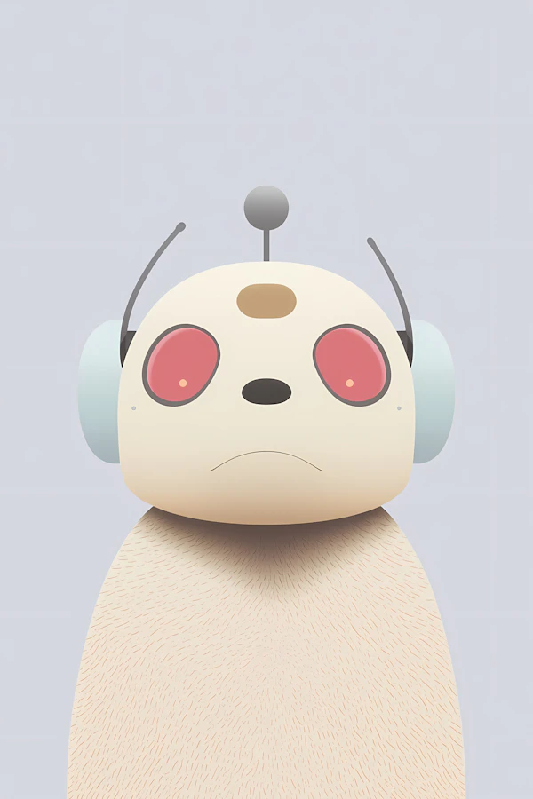 Robotic Panda Character