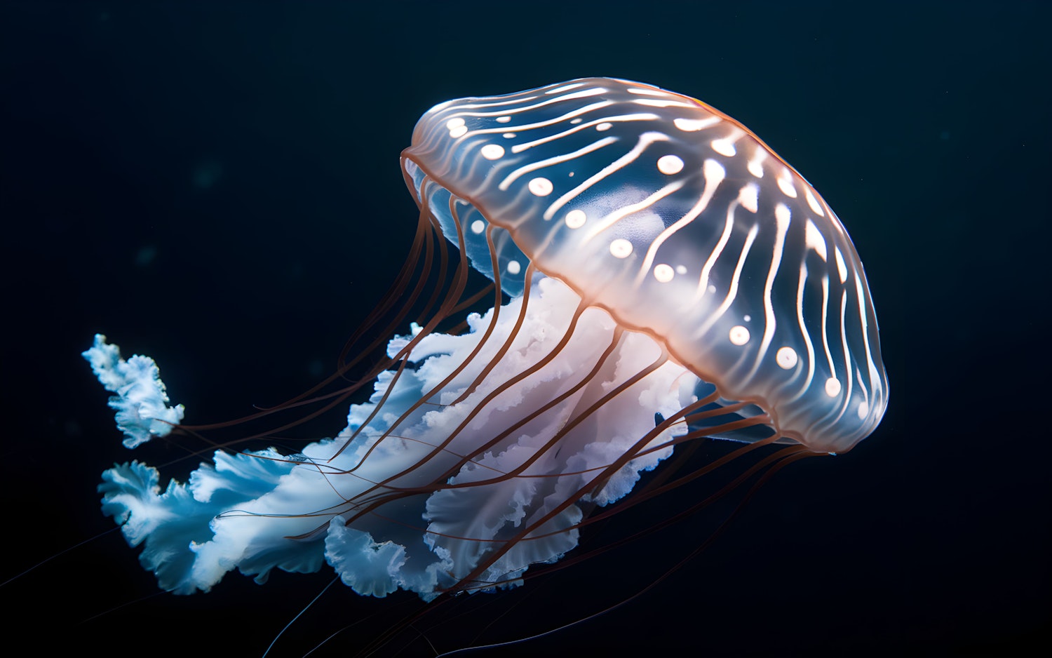 Ethereal Underwater Jellyfish