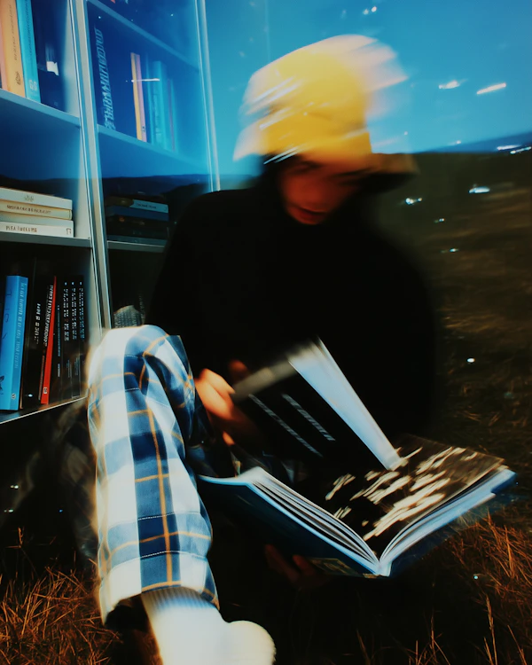 Dreamlike Reading Scene