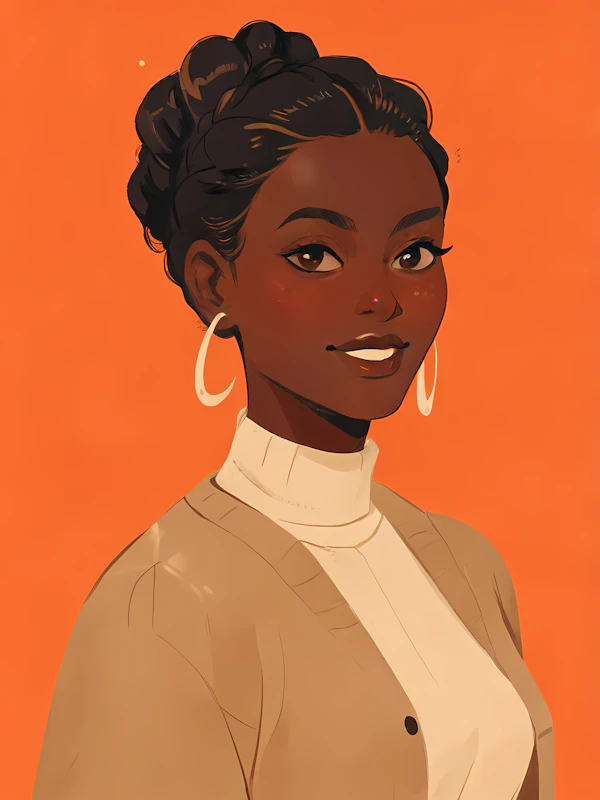 Stylized Woman Illustration
