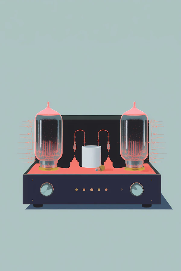 Vintage Amplifier Art