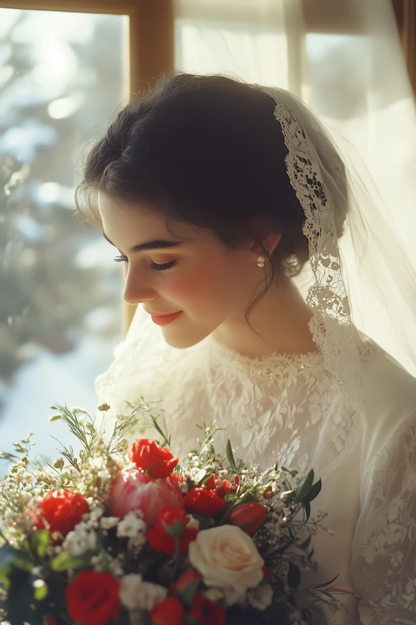 Bride with Bouquet