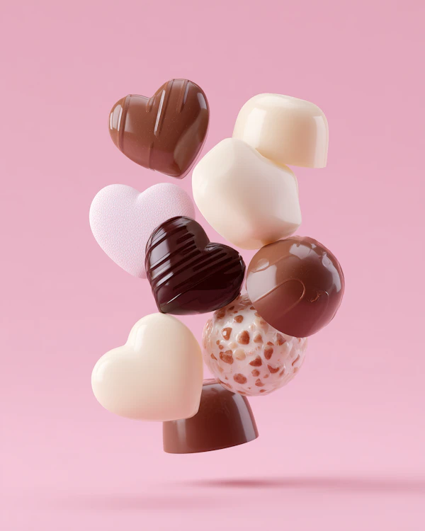 Artistic Chocolate Display