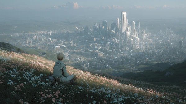 Contemplative City View