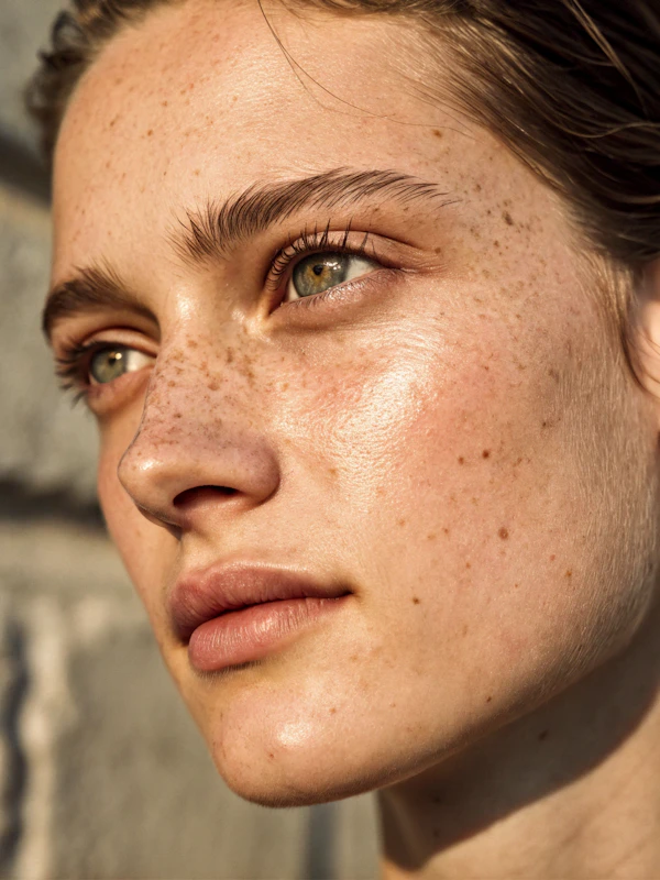 Freckled Portrait