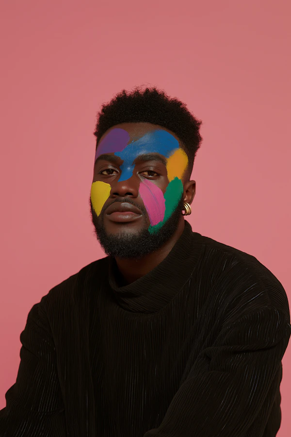 Artistic Painted Portrait
